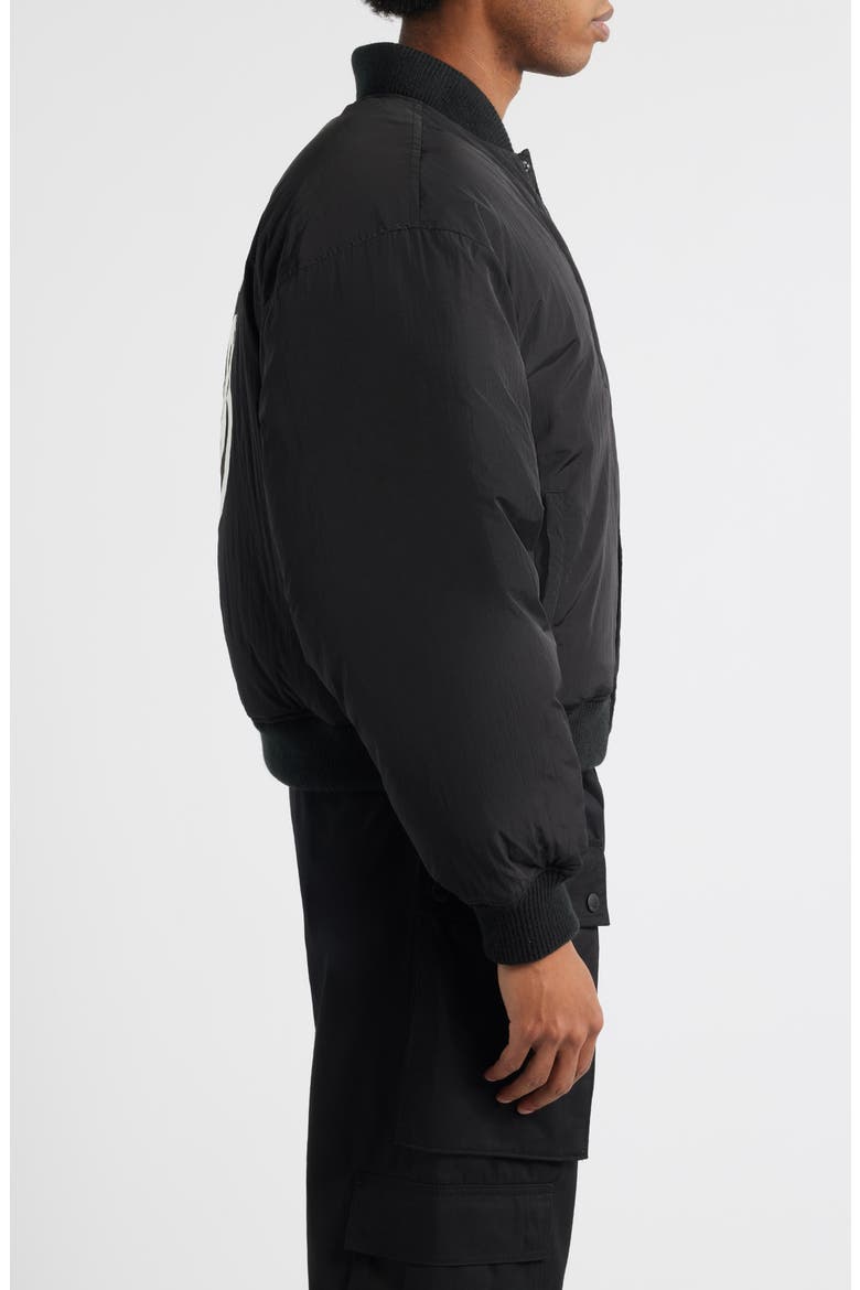 Puffer Baseball Jacket, Alternate, color, BLACK