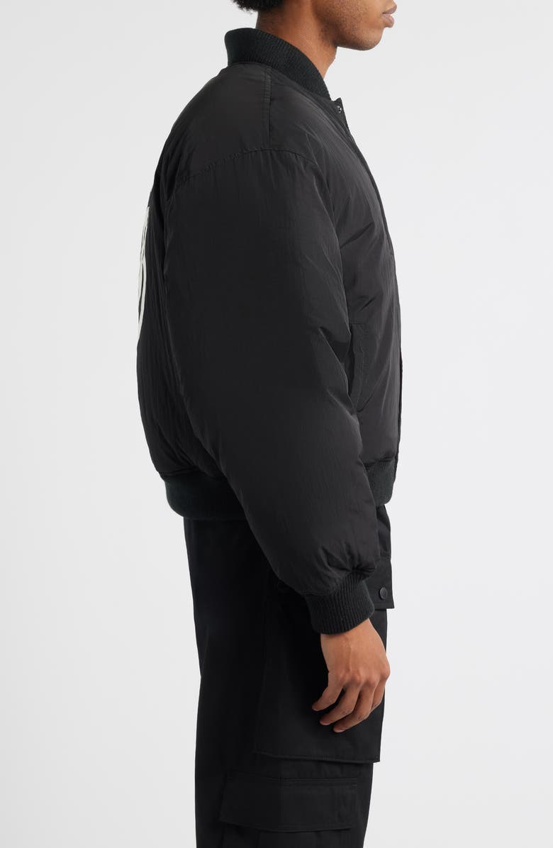 Billionaire Boys Club Puffer Baseball Jacket, Alternate, color, Black