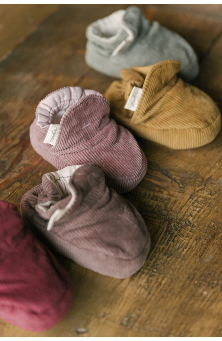 Pehr Organic Cotton Corduroy Bootie, Alternate, color, Ochre