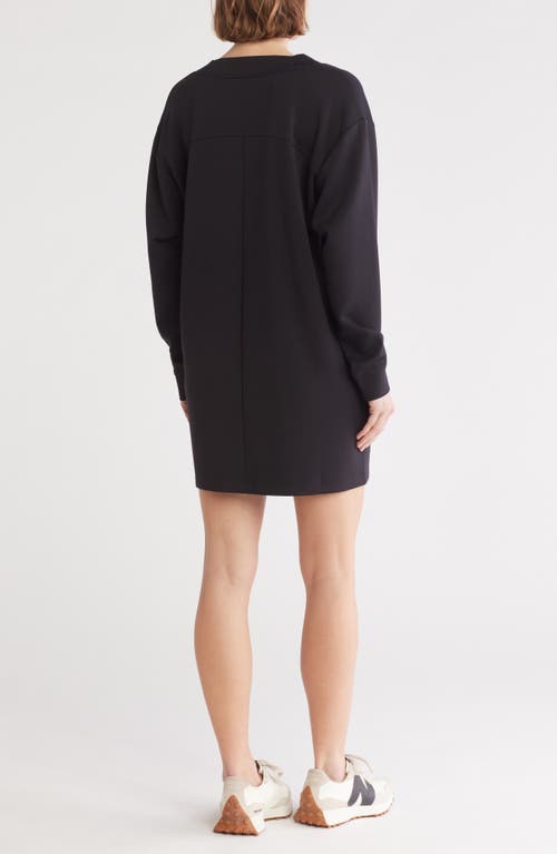 Z BY ZELLA Z BY ZELLA WHISPER SCUBA V-NECK T-SHIRT DRESS