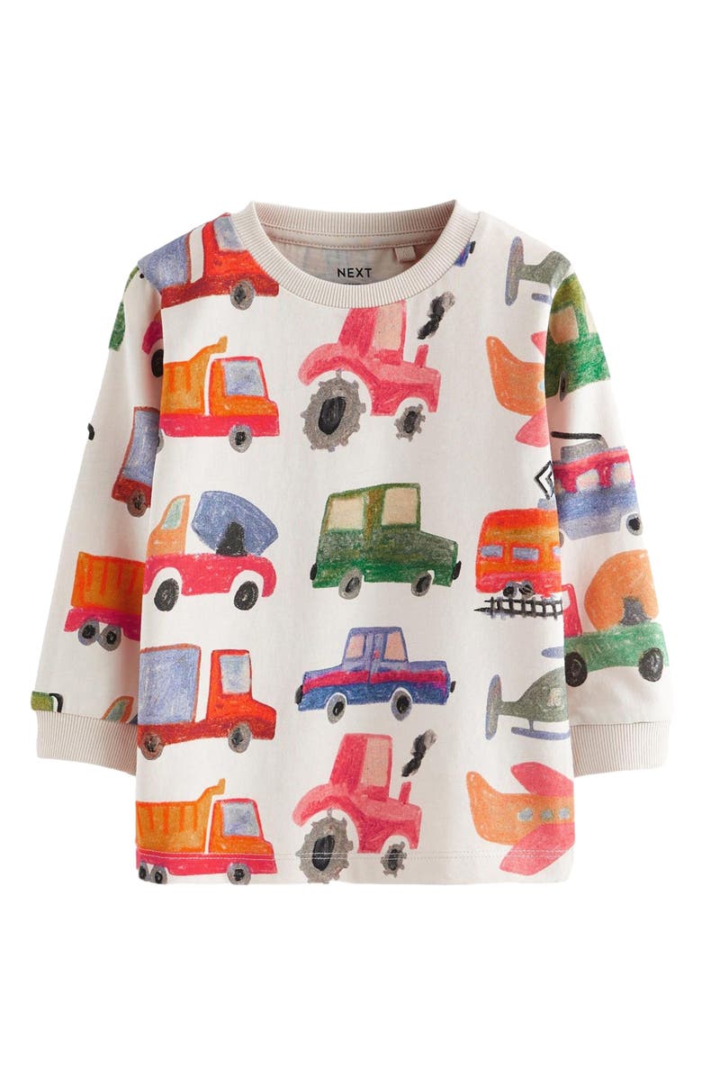 NEXT Kids' Transport Print T-Shirt, Main, color, 