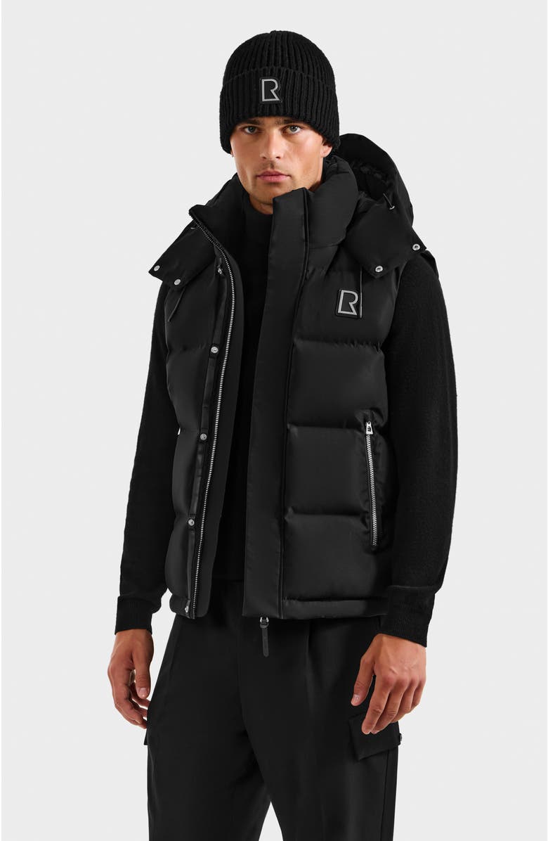 Rudsak Ren Heritage Down Puffer Vest, Alternate, color, Black