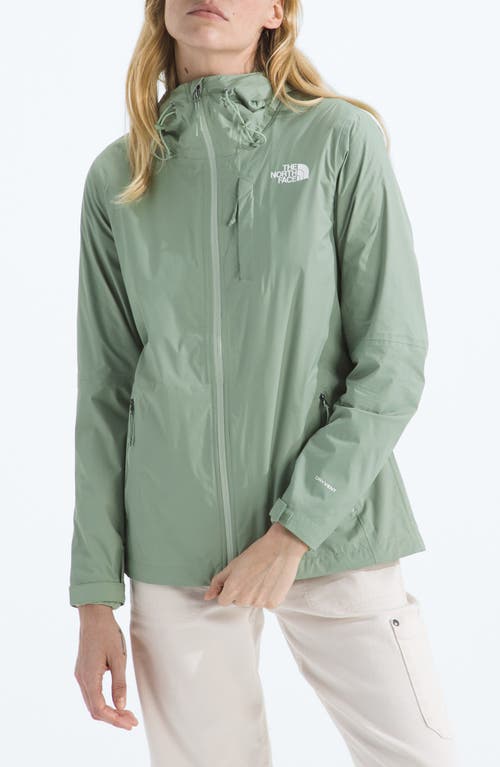 The North Face Alta Vista Hooded Water Repellent Jacket In Green