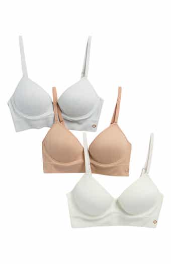 3-Pack Rib Wireless Bra