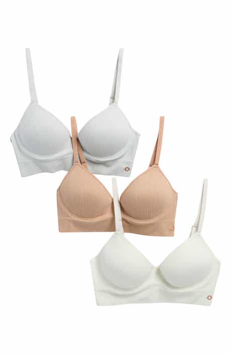 3-Pack Rib Wireless Bra