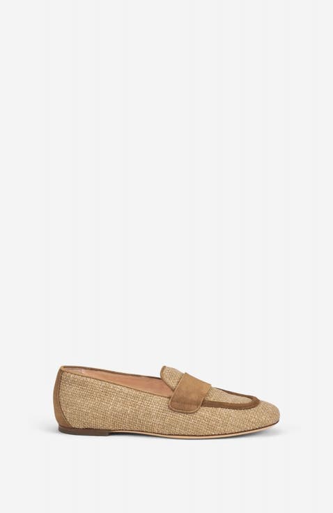 Sheryl Raffia Moccasin