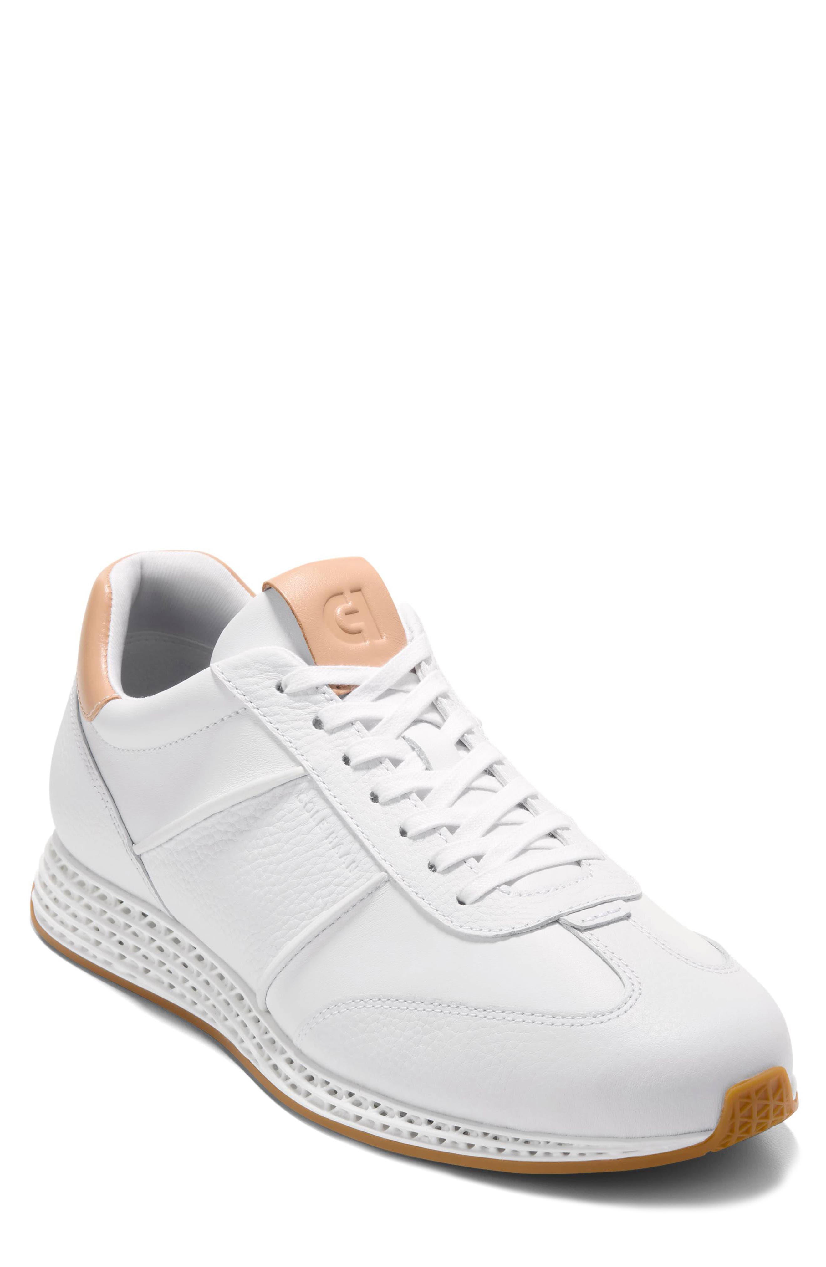 Cole Haan GrandPro LP SkyWeave Sneaker, Main, color, Optic White / Natural Vachetta