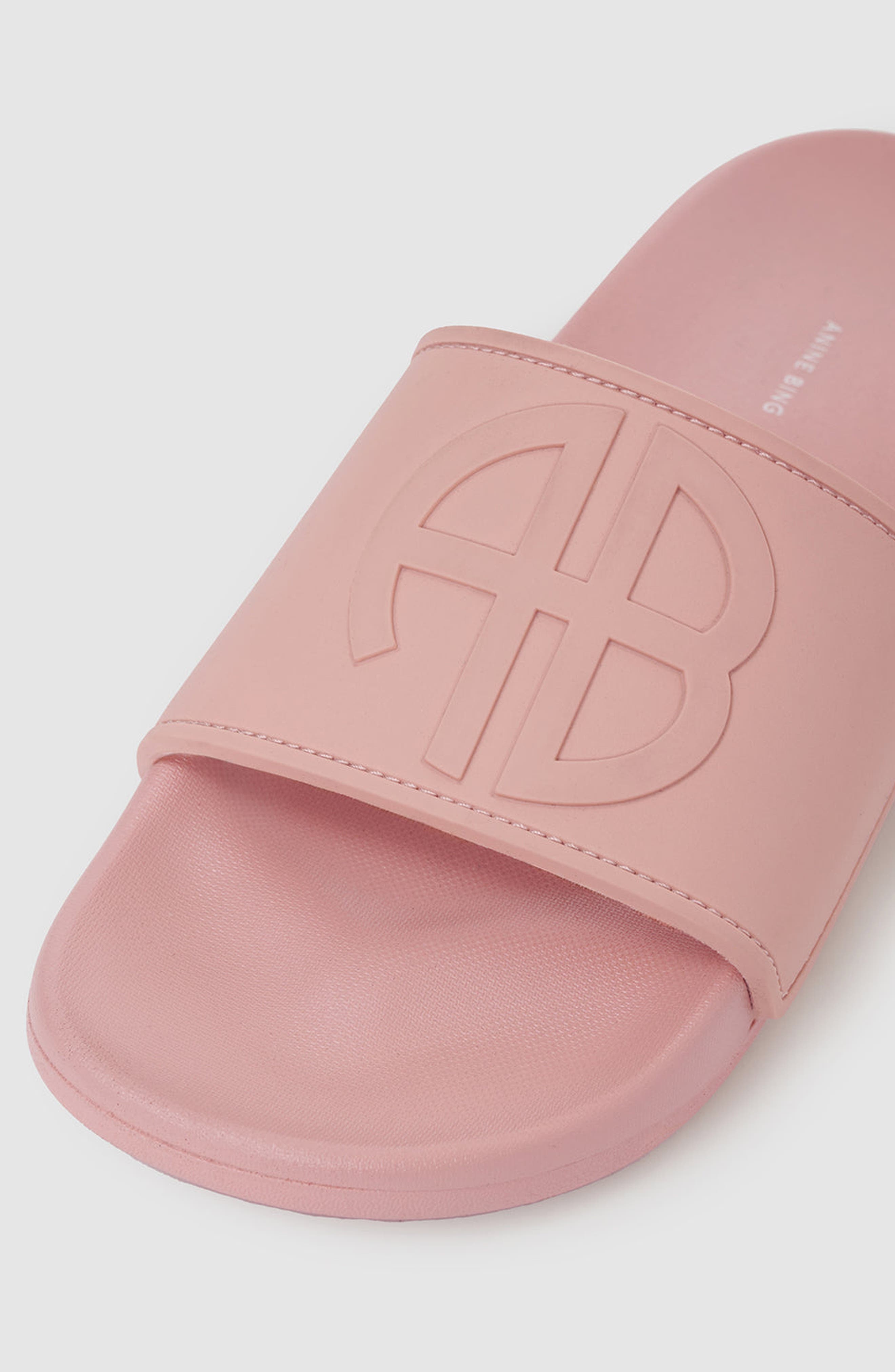 ANINE BING Isla Slides, Alternate, color, Blush