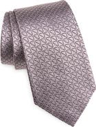 ZEGNA TIES Geometric Silk Tie