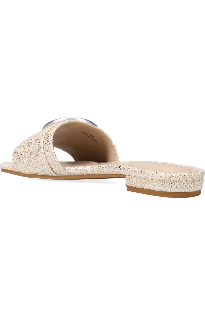 Pelle Moda Bianka Slide Sandal, Alternate, color, Silver