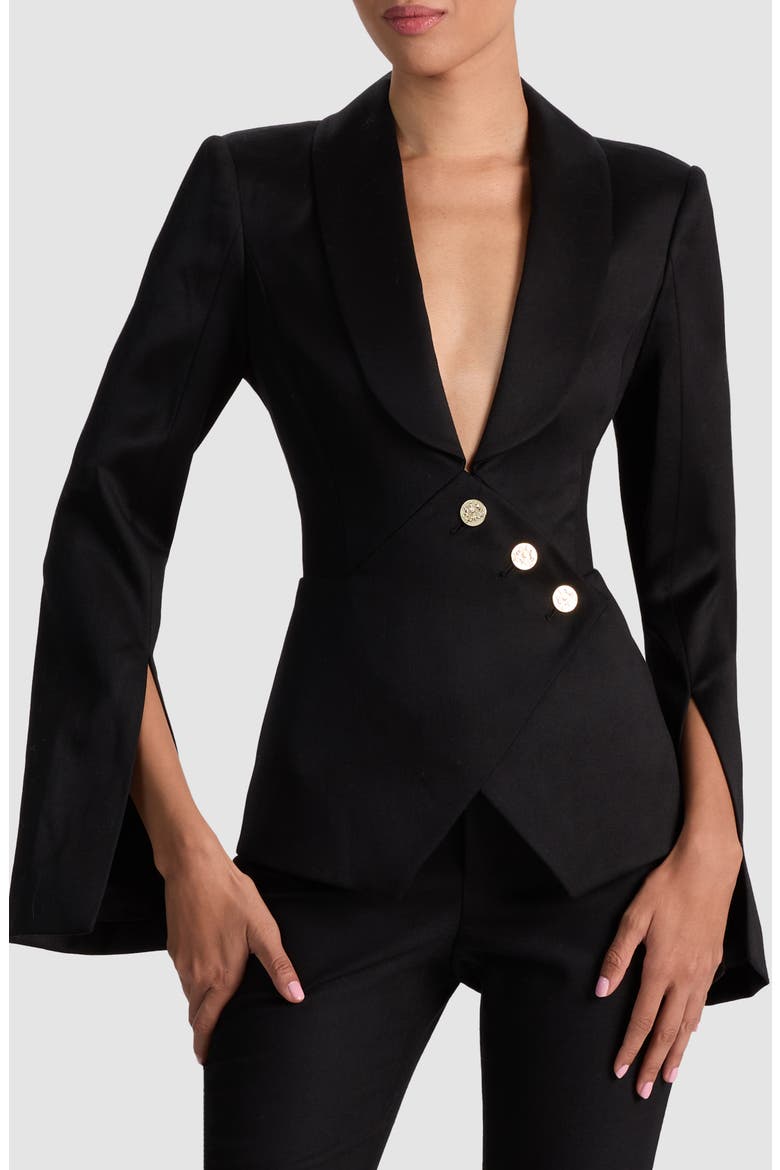The Sculpt Blazer, Main, color, BLACK