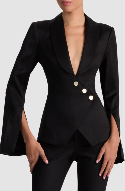 Alice And Olivia The Sculpt Blazer In Black