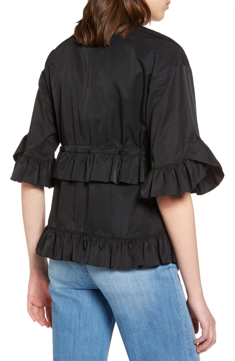 Halogen<sup>®</sup> Ruffle Zip Jacket, Alternate, color, 