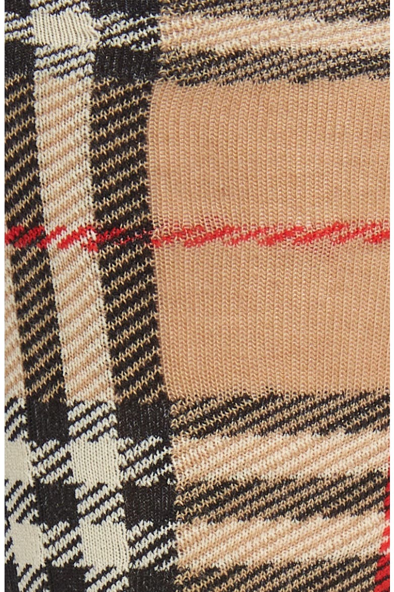 Check Socks, Alternate, color, ARCHIVE BEIGE