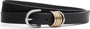 rag & bone Sasha Leather Skinny Belt