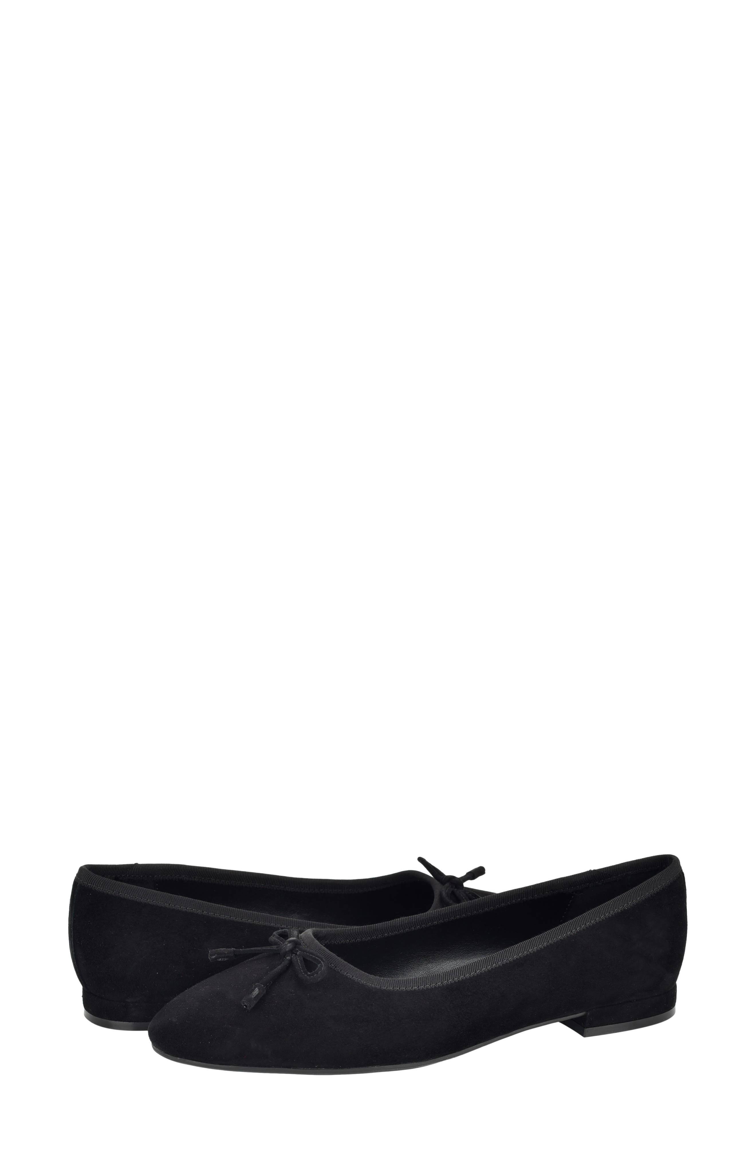 Calvin Klein Cyrie Bow Embellished Ballet Flat, Alternate, color, 