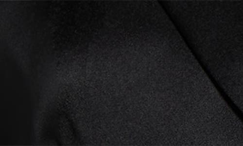 Astr The Label Breonna Feather Trim Blazer Dress In Black