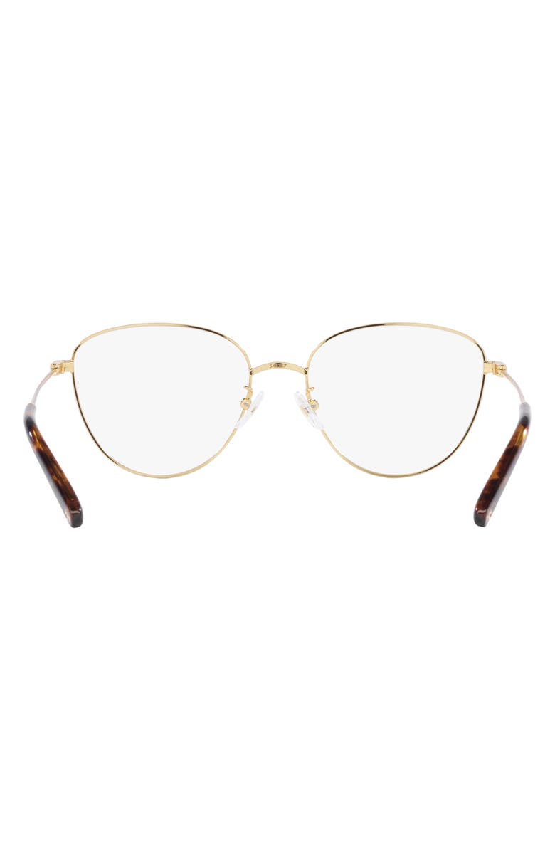 Tory Burch 54mm Oval Optical Glasses, Alternate, color,