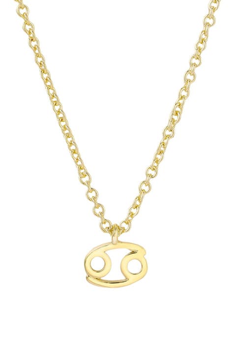 Zodiac Sign Pendant Necklace