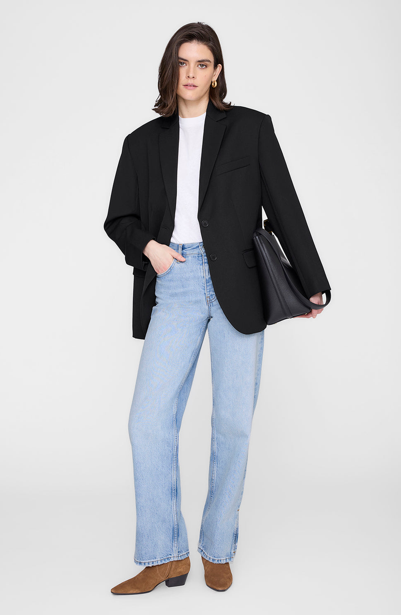 ANINE BING Freya Flat Boots, Alternate, color, Tobacco