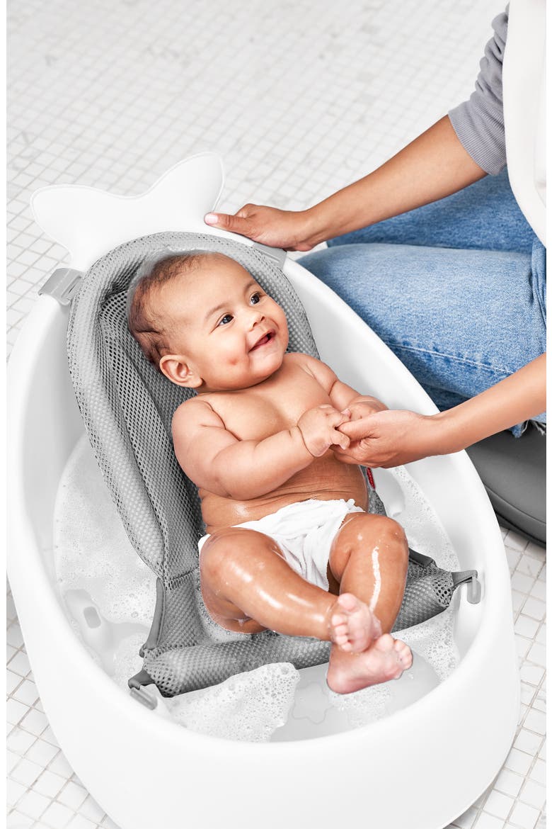 Moby Smart Sling Three-Stage Tub, Alternate, color, WHITE