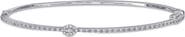 Julianna B. Diamond Station Bangle 14k White Gold