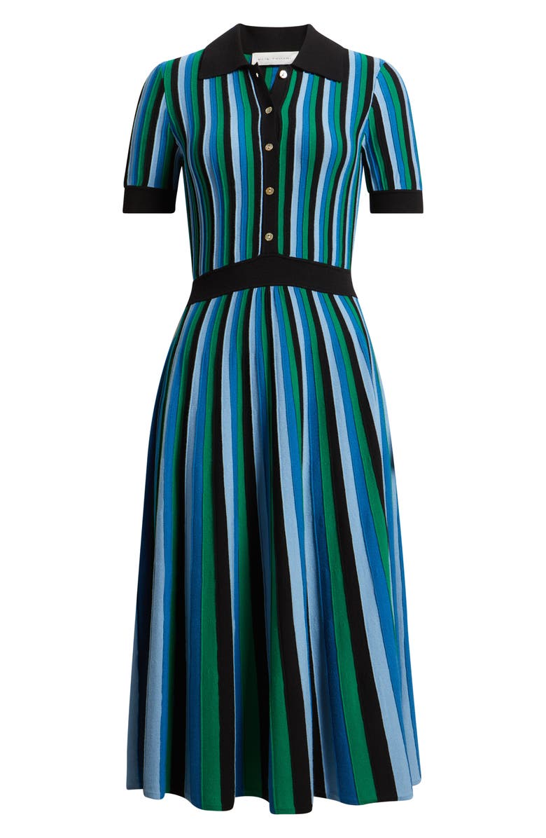Elie Tahari The Ana Stripe Sweater Dress, Main, color, 