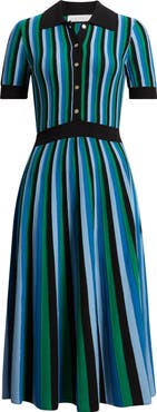 Elie Tahari The Ana Stripe Sweater Dress