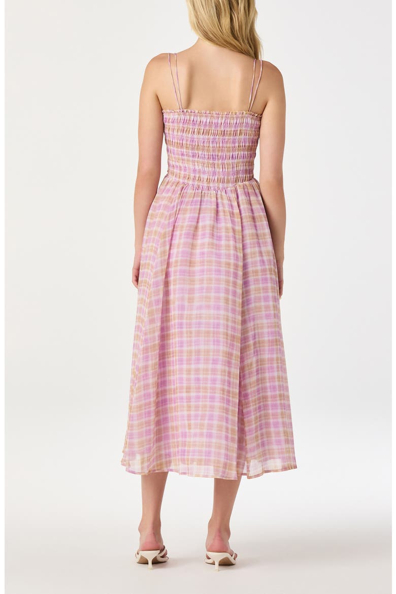 Lahela Plaid Sundress, Alternate, color, PINK PLAID