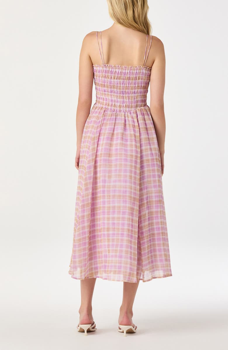 ASTR the Label Lahela Plaid Sundress, Alternate, color, Pink Plaid