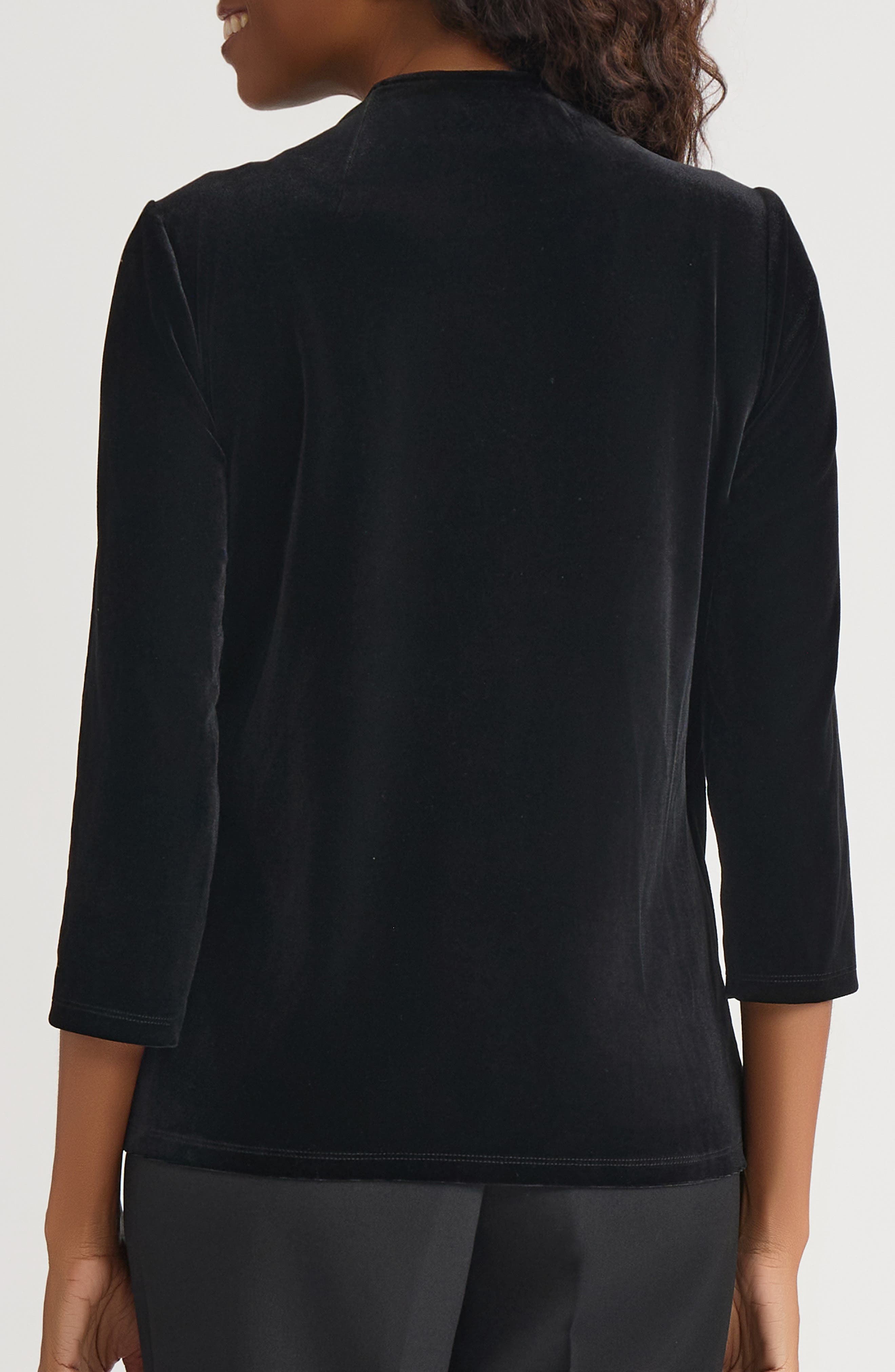 Wrap Velvet Top - image 2