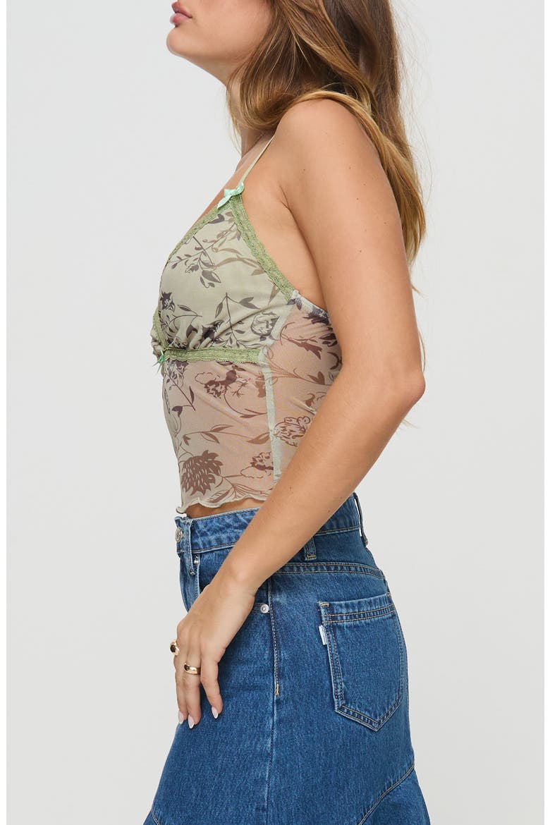 Shepherd Mesh Camisole, Alternate, color, BROWN