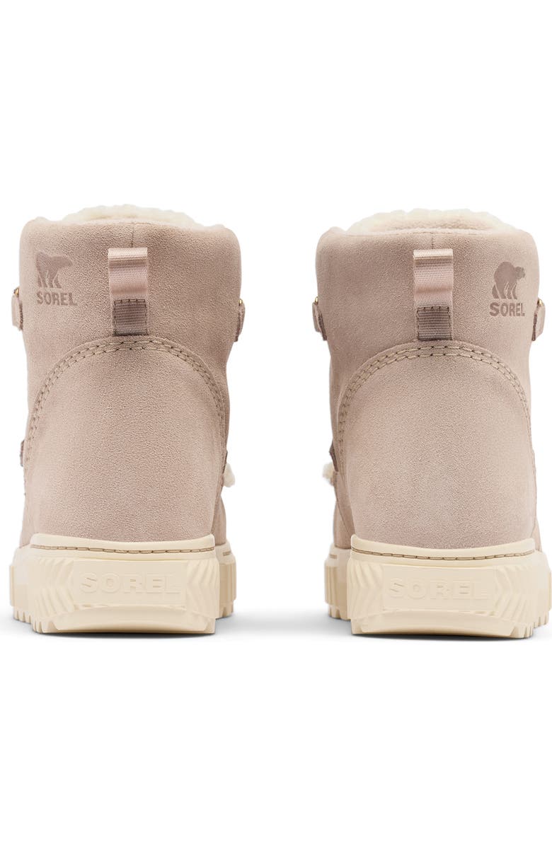 SOREL One Ave<sup>™</sup> Alpine Faux Fur Trim Waterproof Boot, Alternate, color, Crushed Clay/ Gum 17