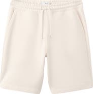 MANGO Cotton Drawstring Shorts