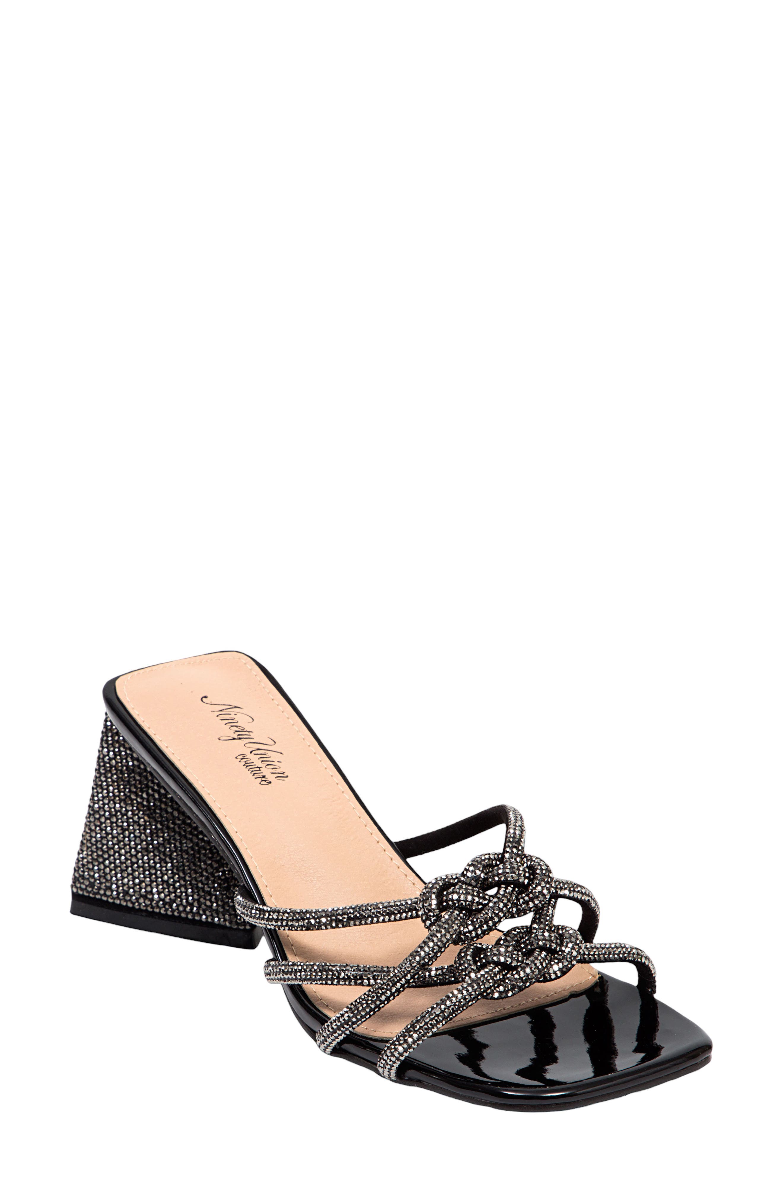 NINETY UNION Chic Square Toe Sandal, Main, color, 