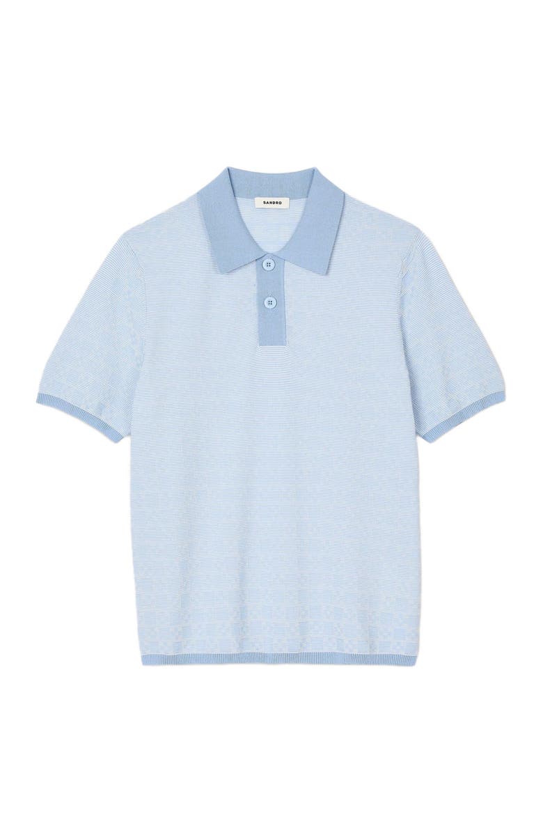SANDRO Square Cross polo shirt, Alternate, color, 