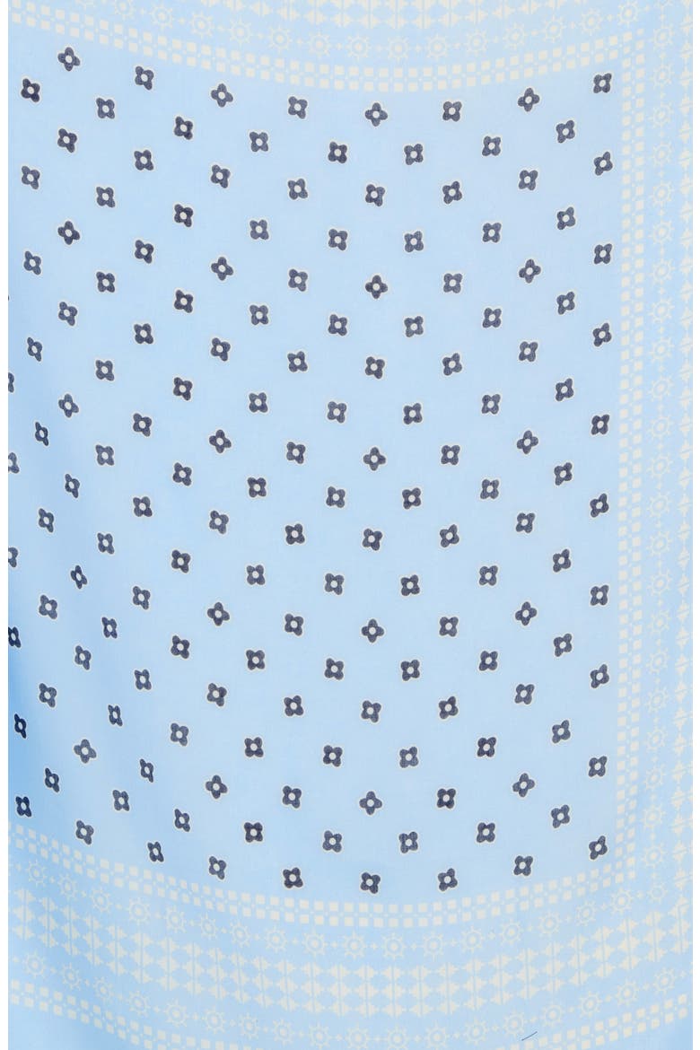 Geometric Square Bandana, Alternate, color, BLUE