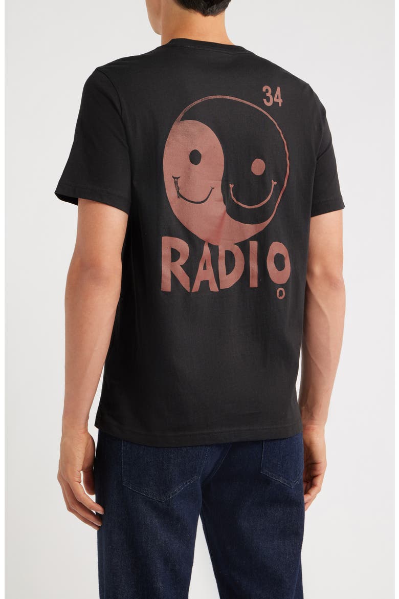 Logo Organic Cotton T-Shirt, Alternate, color, BLACK