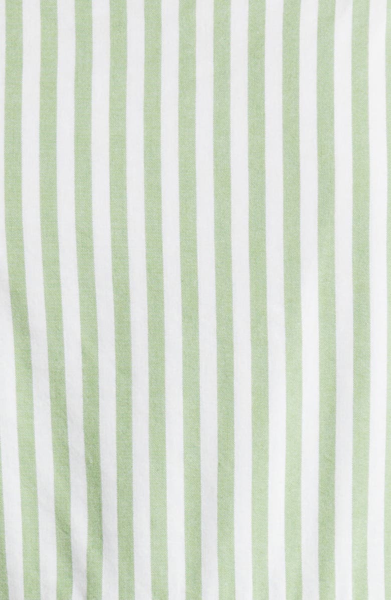 beachlunchlounge Stripe Open Back Bow Cotton Blend Dress, Alternate, color, Peperomia