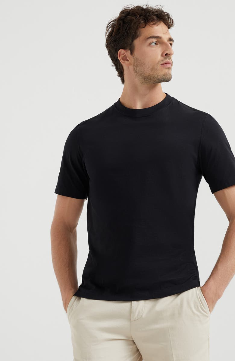 Brunello Cucinelli Crew-neck T-shirt, Alternate, color, 