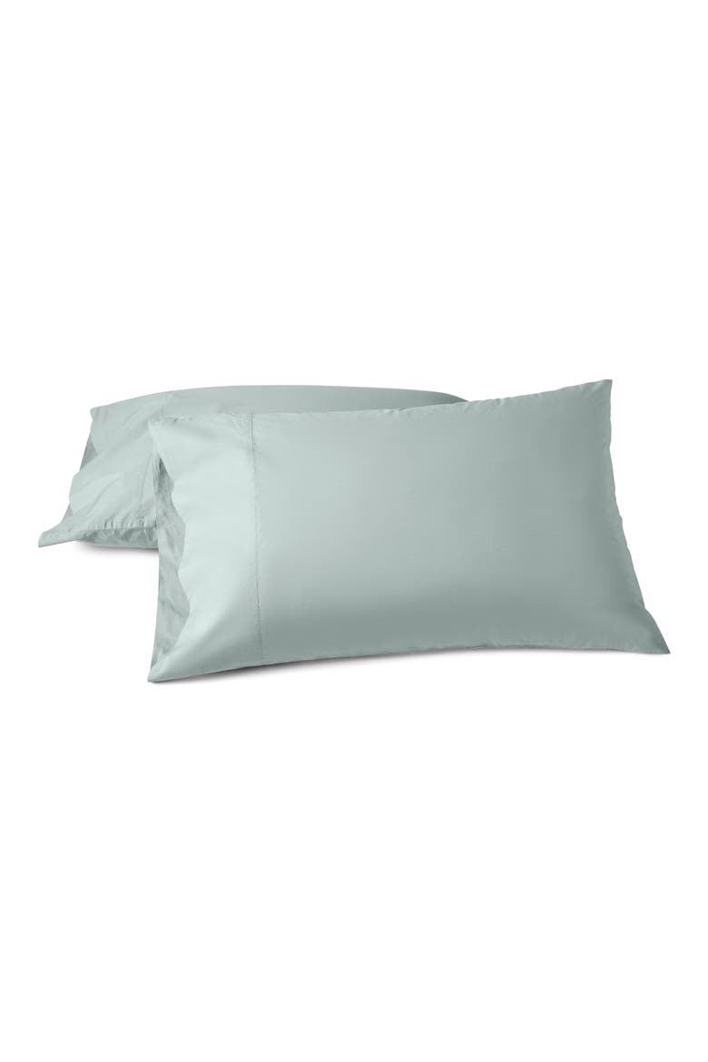 Refined Organic Cotton Percale Set of 2 Pillowcases, Main, color, DEW