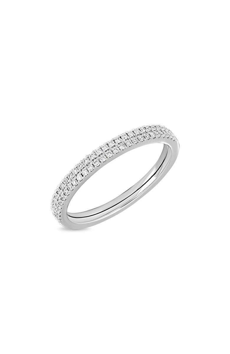 Bony Levy Diamond Stacking Ring, Main, color, 18K White Gold