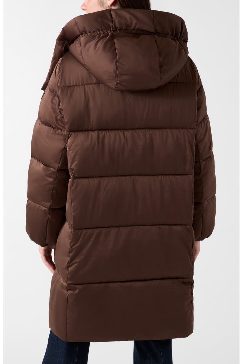 Marika Puffer Coat, Alternate, color, BROWN