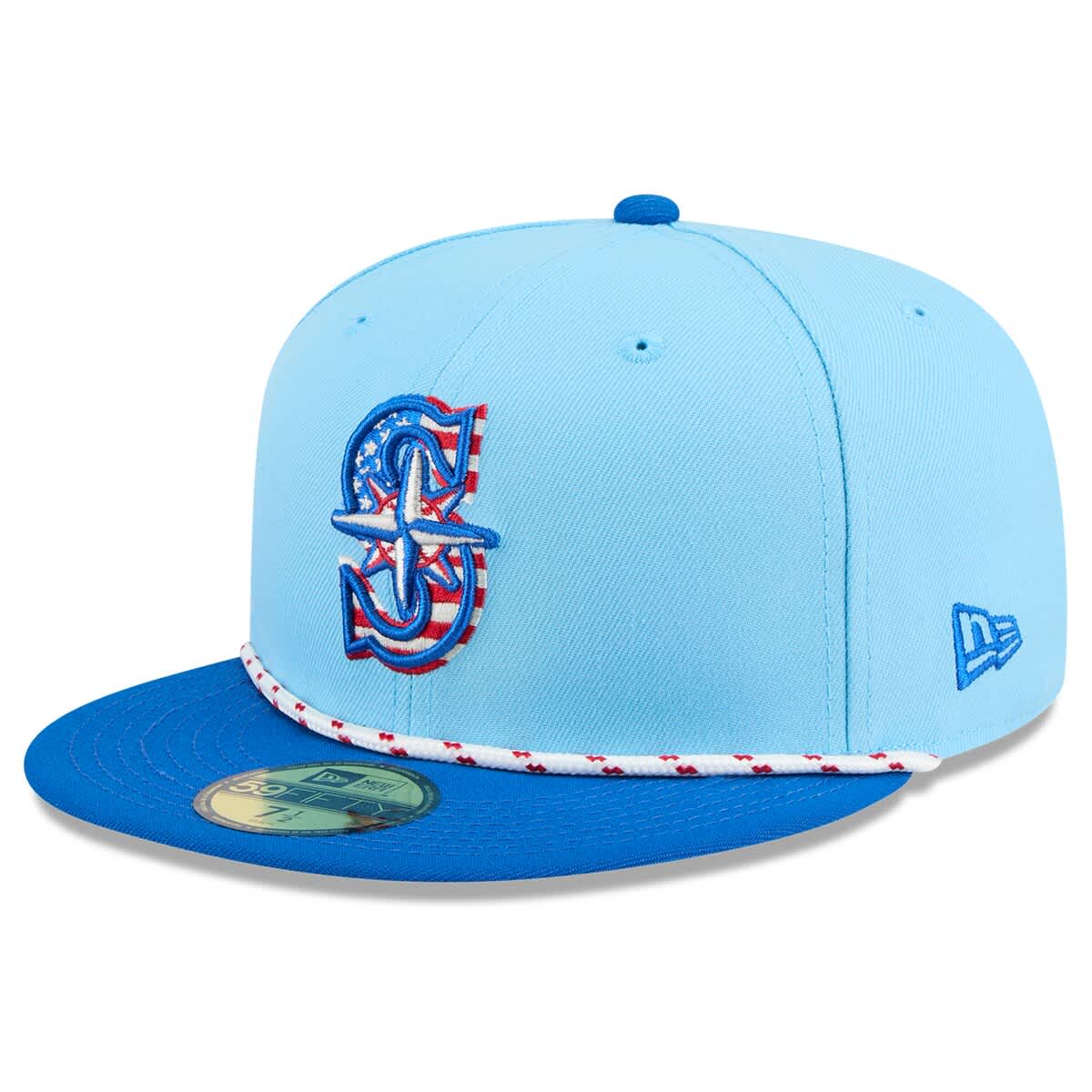 New Era Men's New Era Light Blue/Blue Seattle Mariners 2025 Fourth