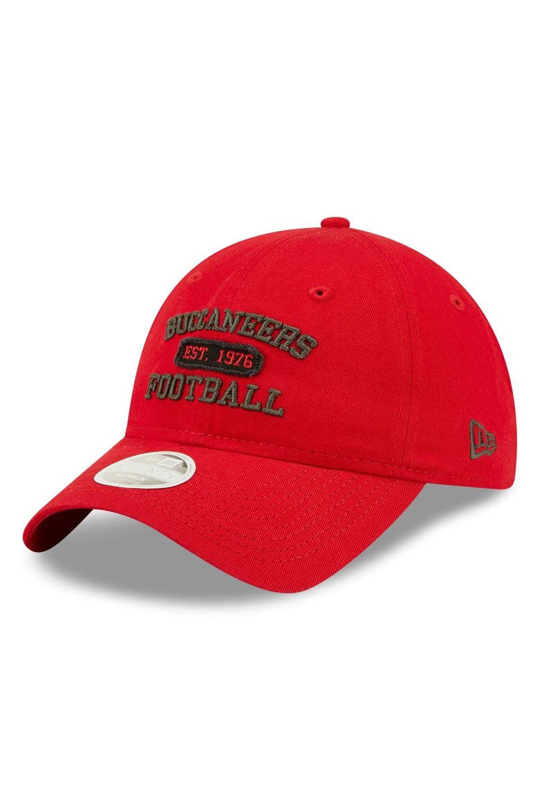 Women's New Era Red Tampa Bay Buccaneers Formed 9TWENTY Adjustable Hat, Main, color, Red