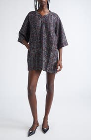 Missoni Sequin Plaid Knit Minidress