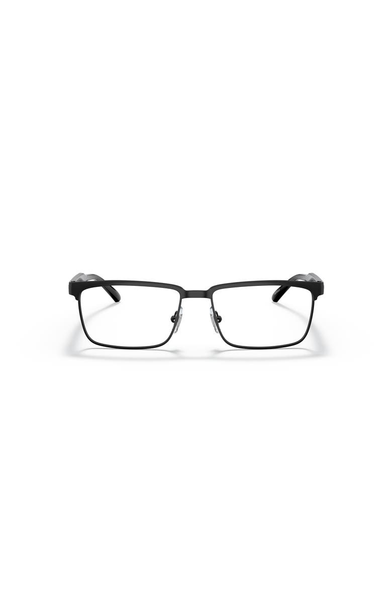 54mm Rectangle optical glasses, Alternate, color, Black