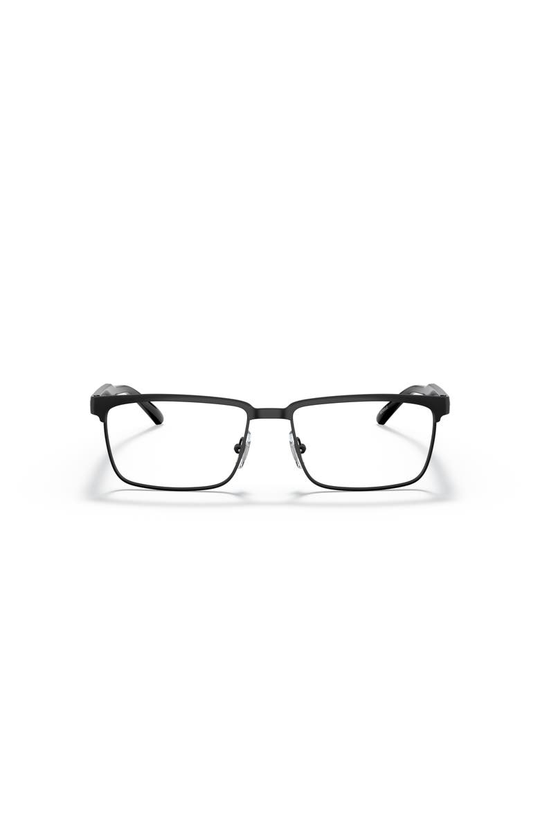 ARNETTE 54mm Rectangle optical glasses, Alternate, color, Black
