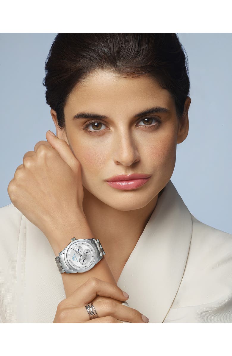 PORSAMO BLEU Women's Diana Diamond Bracelet Watch, 39mm - 0.07 ctw, Alternate, color, Silver