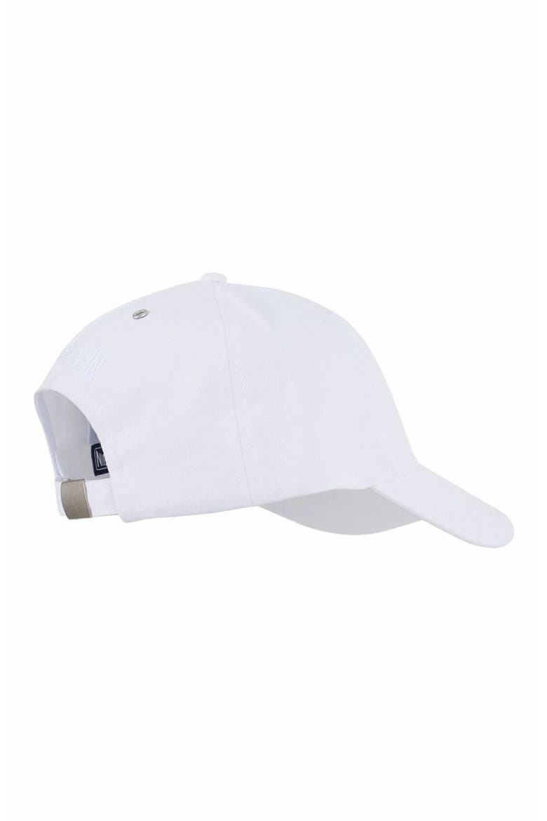 Embroidered Baseball Cap, Alternate, color, BLANC
